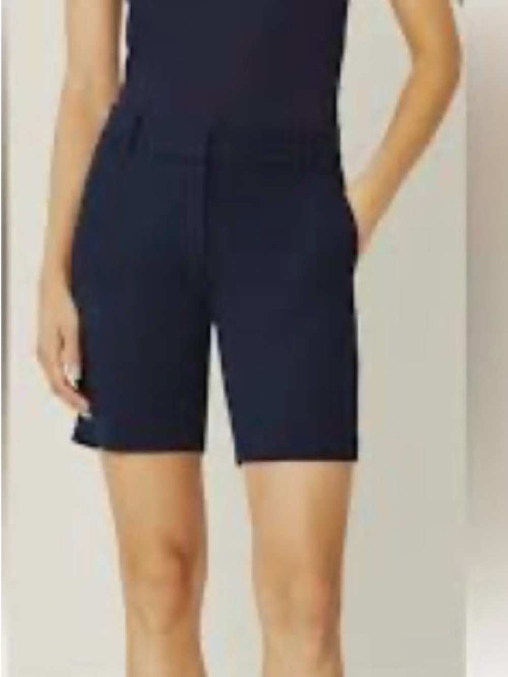 Tory Sport Navy Tailored Bermuda Shorts